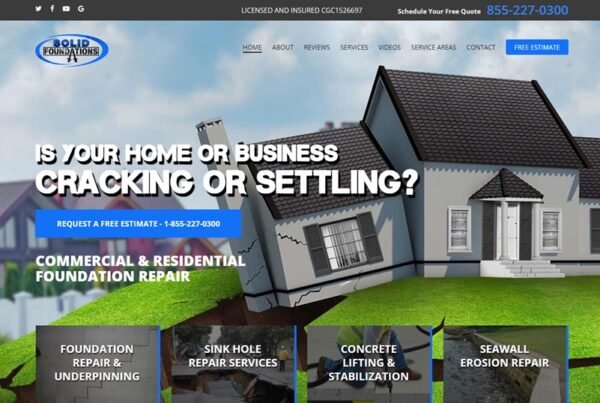 Foundation Services Wordpress Design