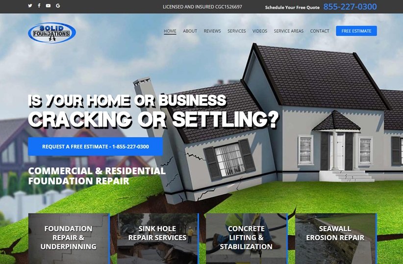 Foundation Services Wordpress Design