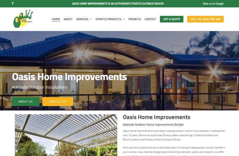 Oasis Wordpress Design