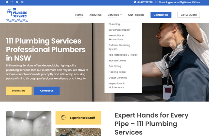 Plumbing Worpress